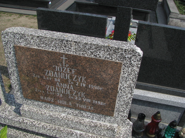 Józef Zdanuczyk Grabówka - Grobonet - Wyszukiwarka osób pochowanych