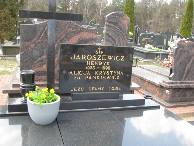 Henryk Jaroszewicz 1922 Grabówka - Grobonet - Wyszukiwarka osób pochowanych