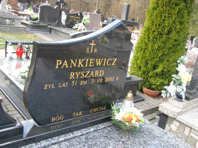 Ryszard Pankiewicz Grabówka - Grobonet - Wyszukiwarka osób pochowanych