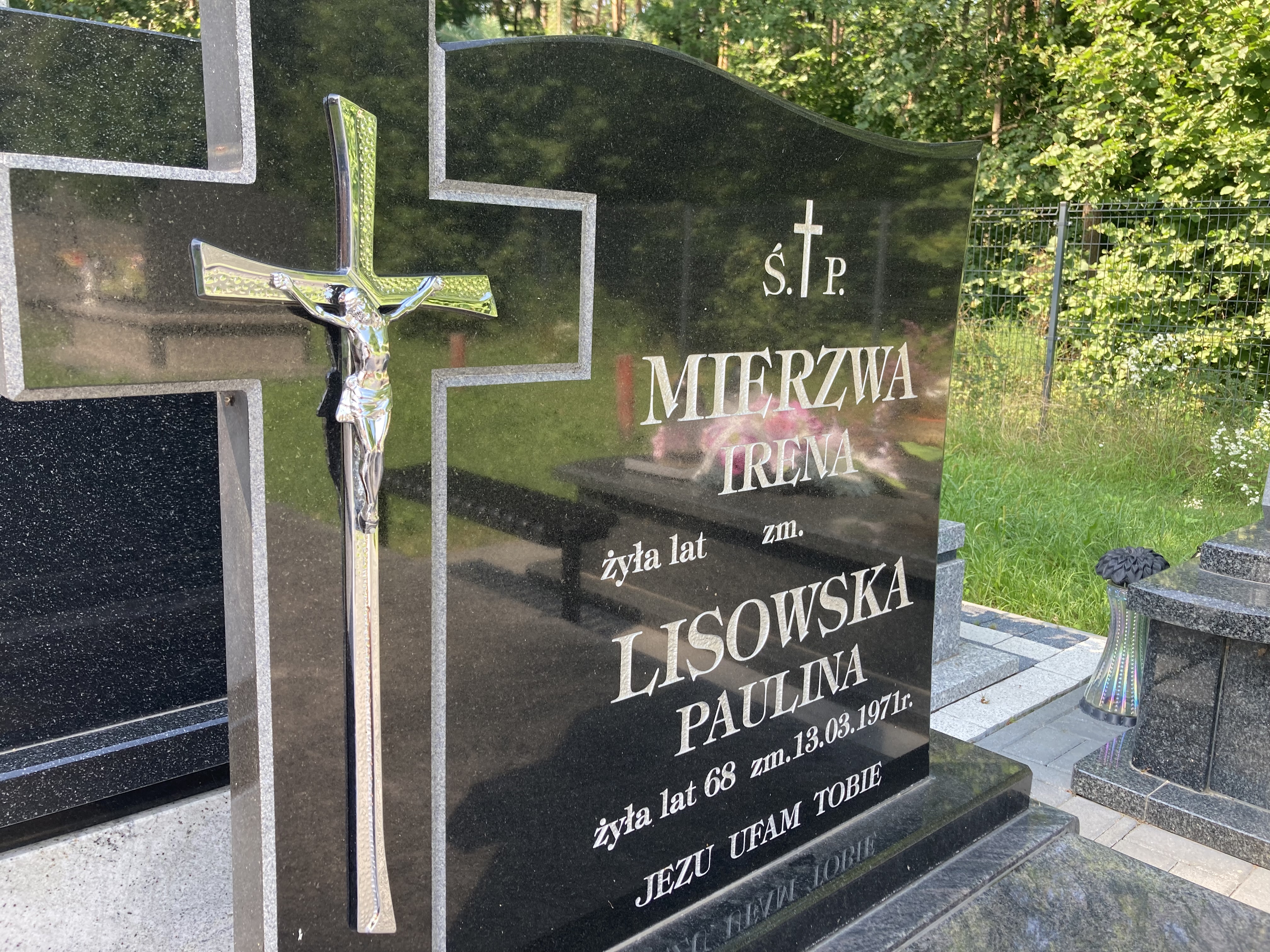 Grób Irena Mierzwa